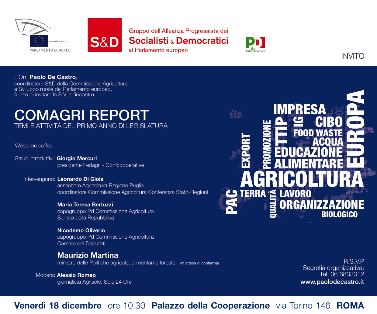 De Castro - Invito COMAGRI Report 2015